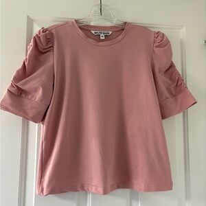 Walter Baker Blush Puff Sleeve Blouse (M)